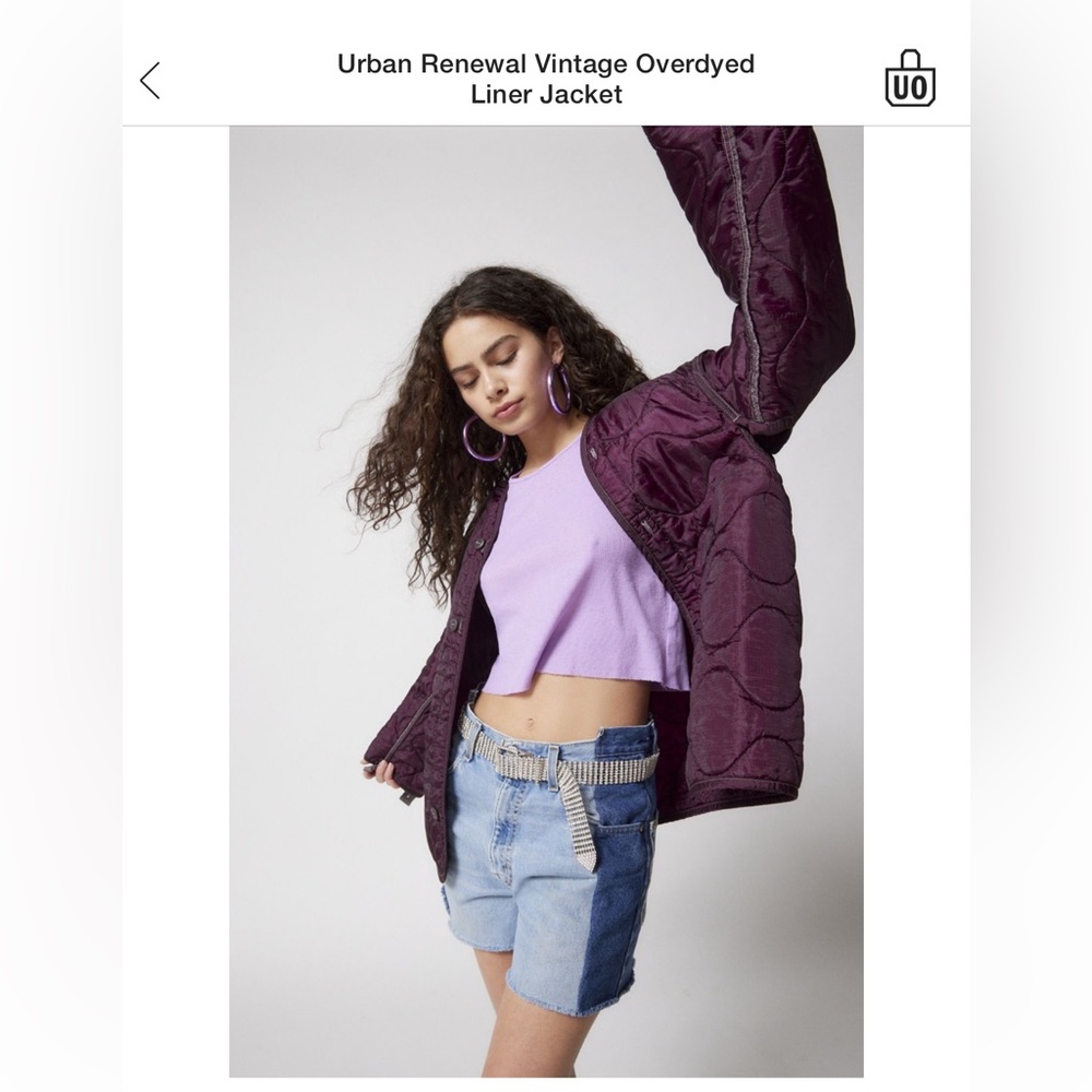 Urban Renewal Vintage Overdyed
Liner Jacket